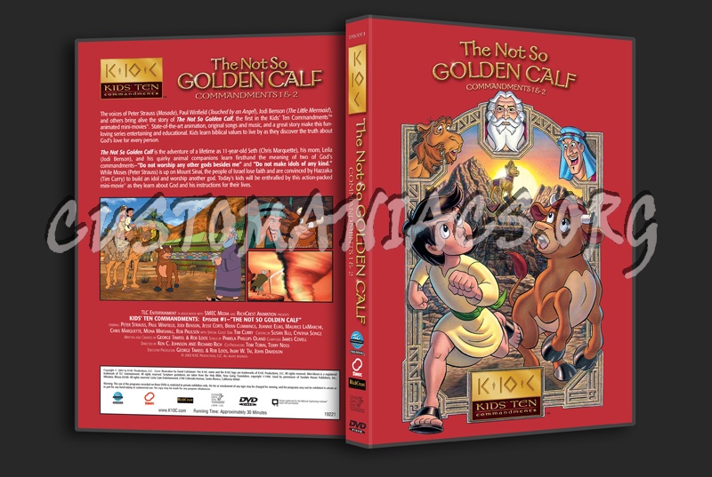Kids Ten Commandments 1 & 2 - The Not So Golden Calf dvd cover