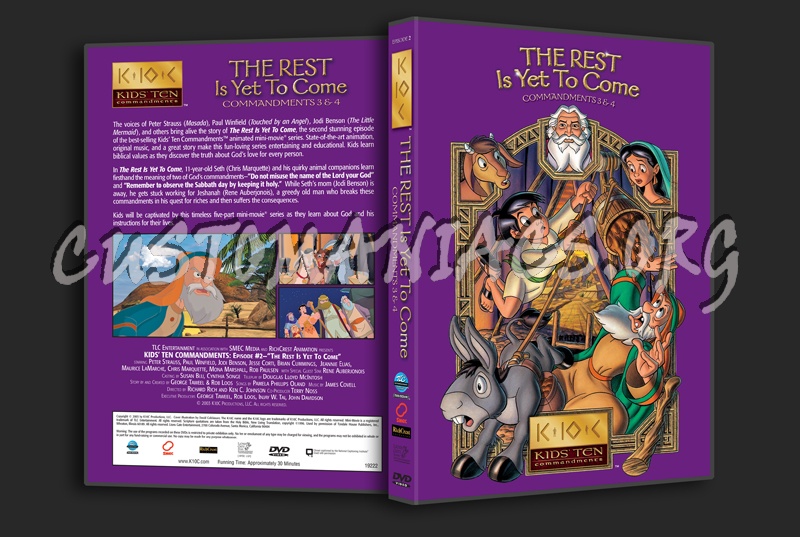 Kids Ten Commandments 3 & 4 - The Rest is Yet to Come dvd cover