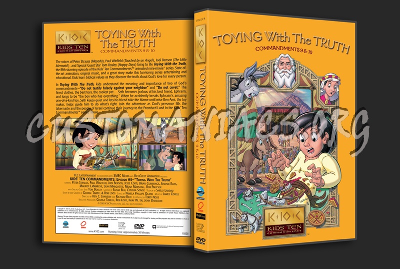 Kids Ten Commandments 9 & 10 - Toying With the Truth dvd cover