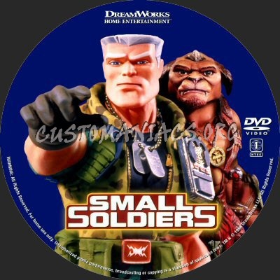 Small Soldiers dvd label