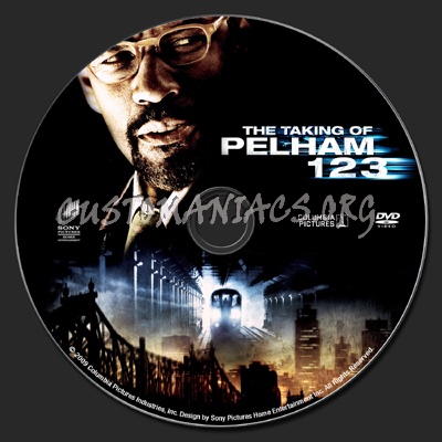 The Taking of Pelham 123 dvd label