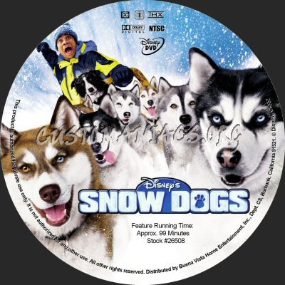 Snow Dogs dvd label