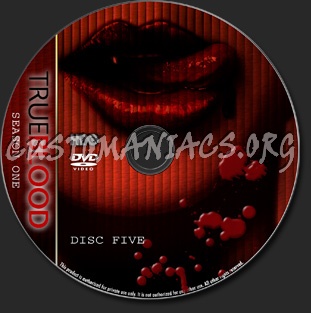 True Blood - TV Collection dvd label