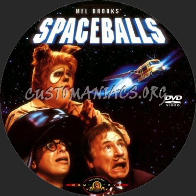 Spaceballs dvd label