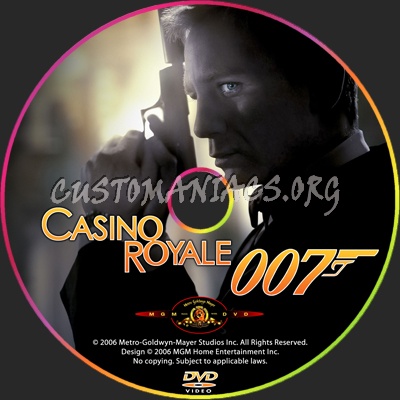 007 Casino Royale dvd label