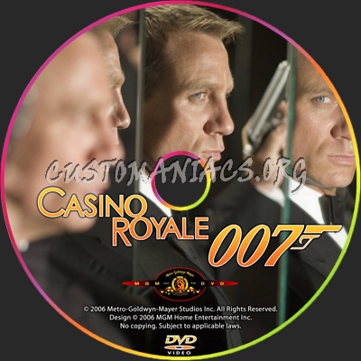 007 Casino Royale dvd label