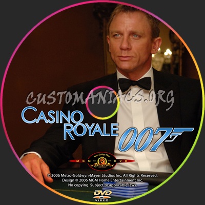 007 Casino Royale dvd label