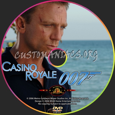 007 Casino Royale dvd label