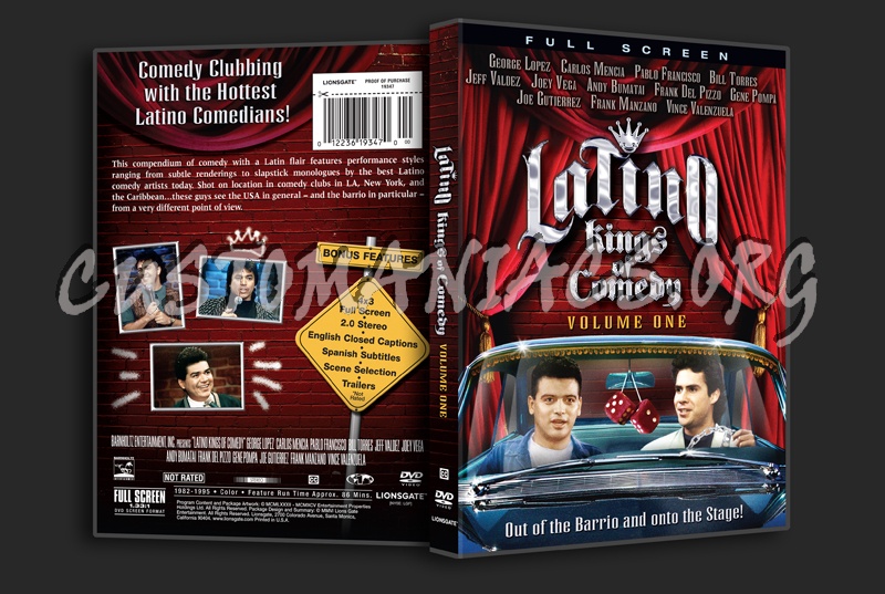 Latino Kings of Comedy Volume 1 dvd cover