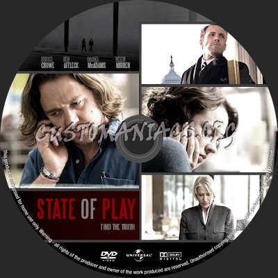 State of Play dvd label