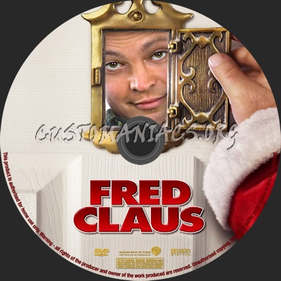 Fred Claus dvd label