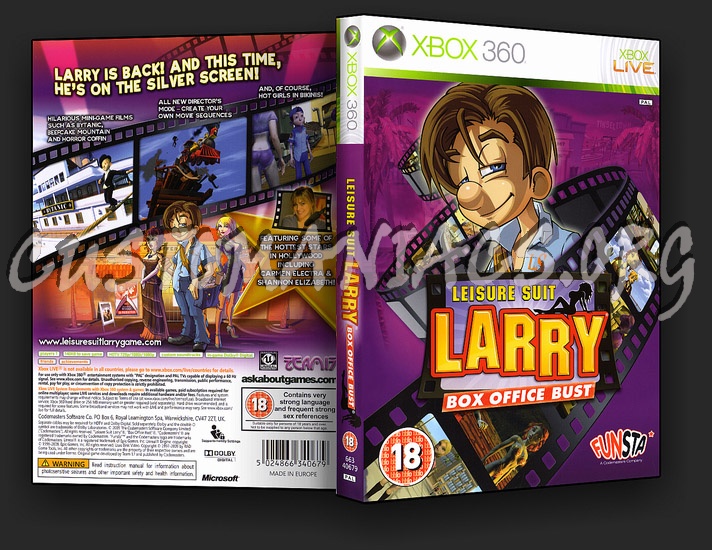 Leisure Suit Larry Box Office Bust dvd cover