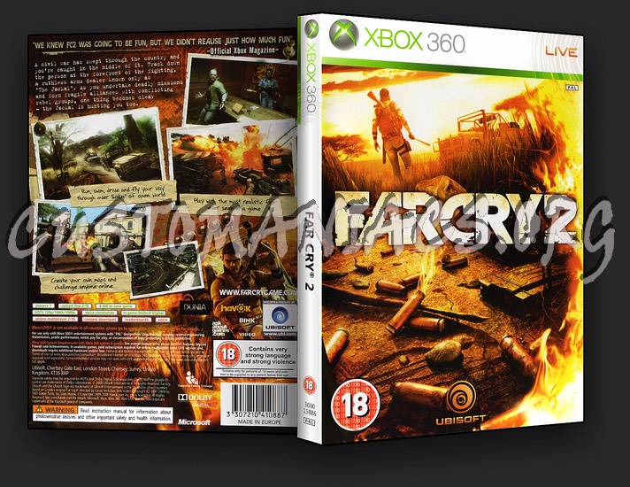 Farcry 2 dvd cover