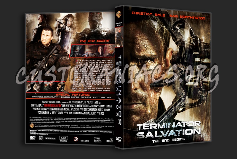 Terminator Salvation dvd cover