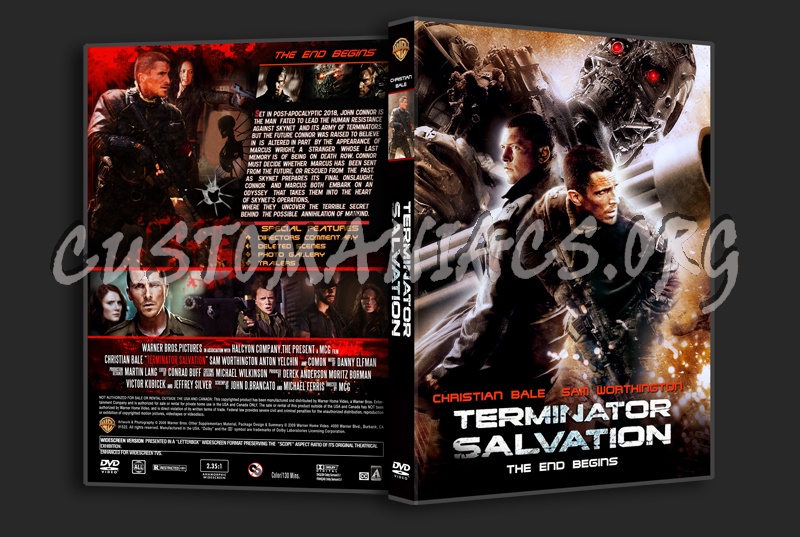 Terminator Salvation dvd cover