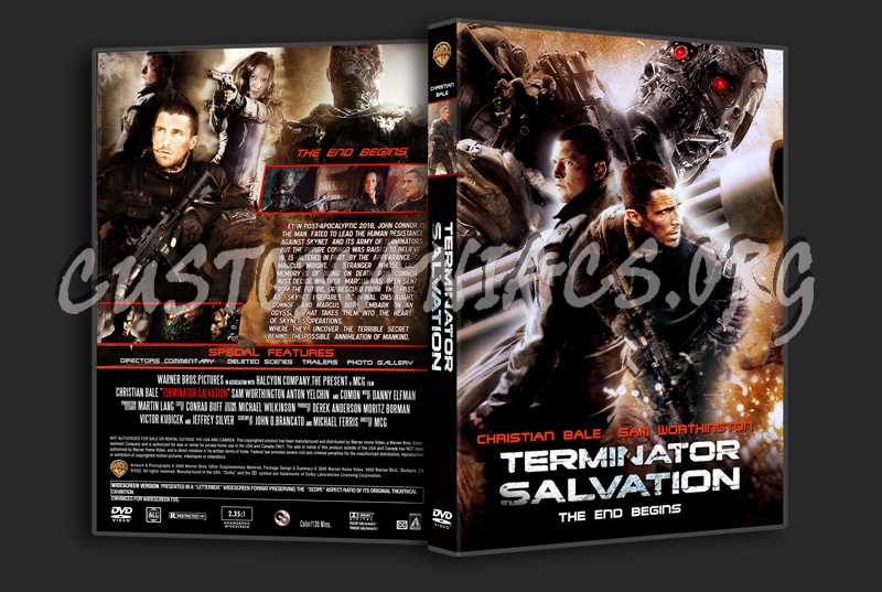 Terminator Salvation dvd cover