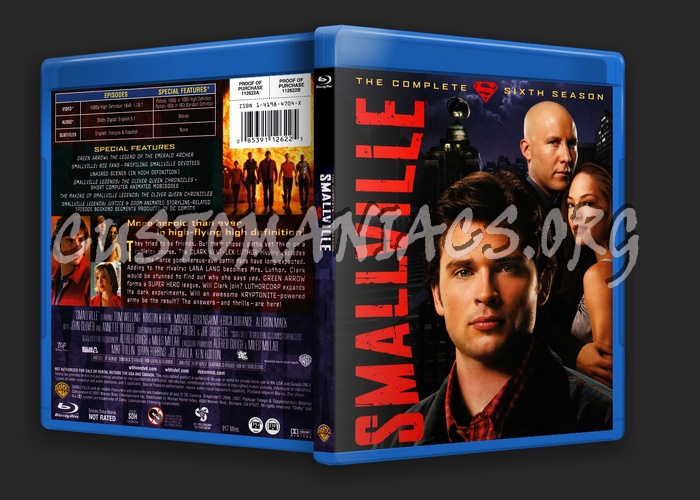 Smallville Season 6 blu-ray cover