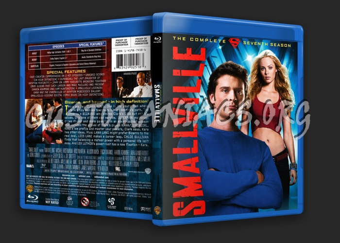 Smallville Season 7 blu-ray cover