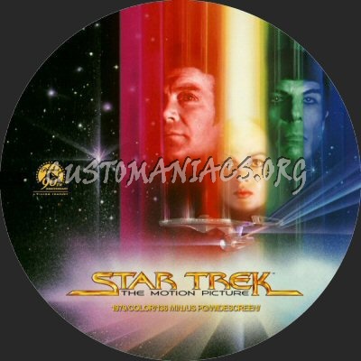 Star Trek The Motion Picture dvd label