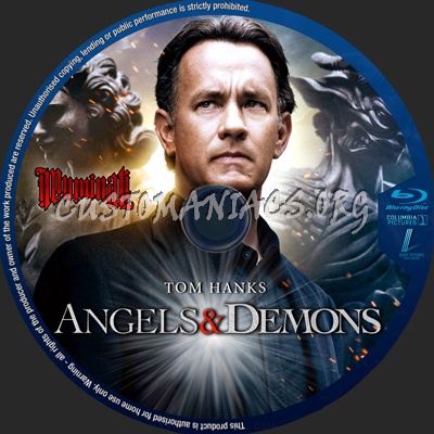 Angels & Demons blu-ray label
