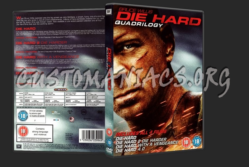 Die Hard: Quadrilogy dvd cover
