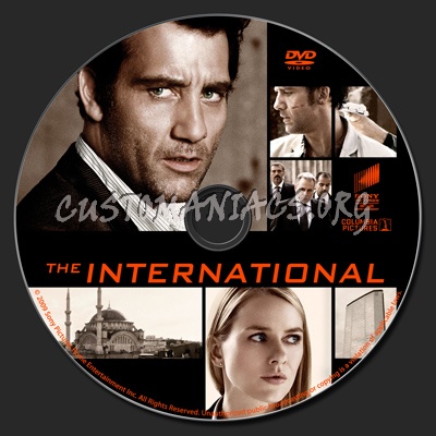 The International dvd label