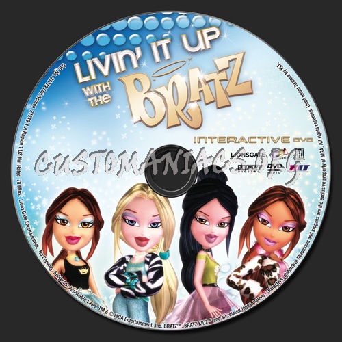 Livin' it up with the Bratz dvd label