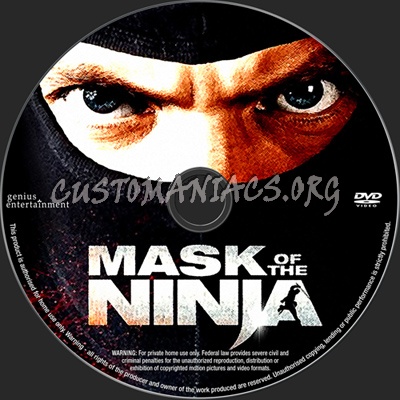 Mask of the Ninja dvd label