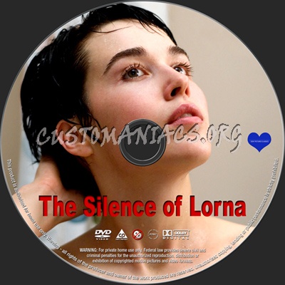 The Silence of Lorna dvd label