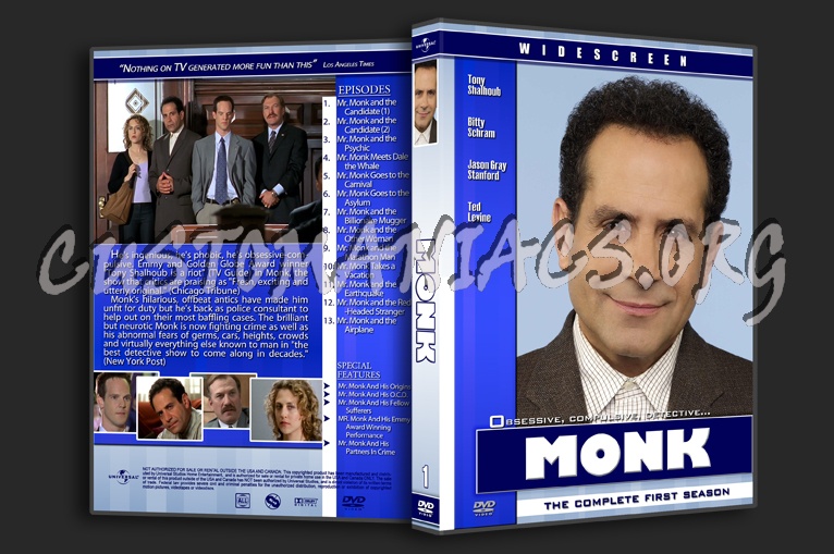 Monk dvd cover