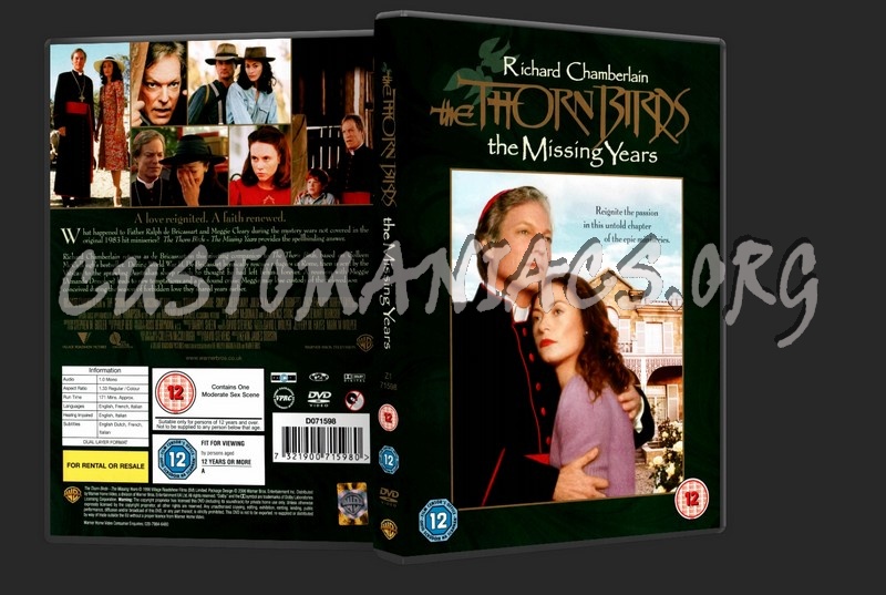 The Thorn Birds: The Missing Years dvd cover