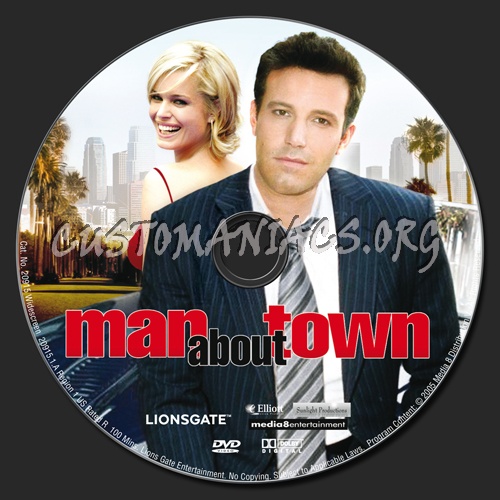 Man About Town dvd label