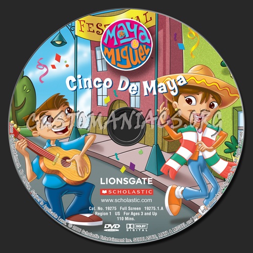 Maya & Miguel: Cinco de Maya dvd label