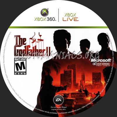 The Godfather 2 dvd label