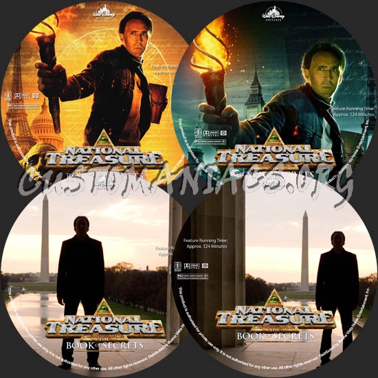 National Treasure 2: The Book of Secrets dvd label