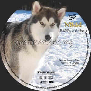 Nikki Wild Dog of the North dvd label