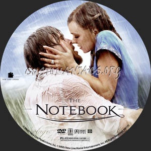 The Notebook dvd label