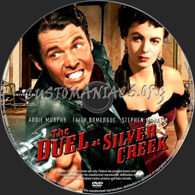The Duel at Silver Creek dvd label
