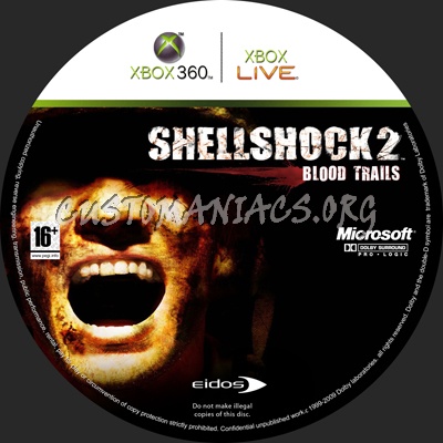 Shellshock 2 dvd label
