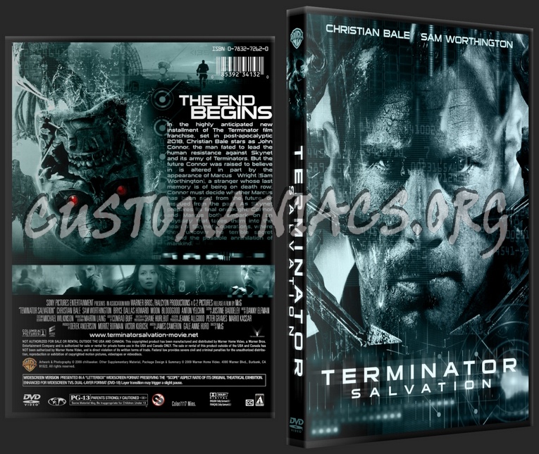 Terminator Salvation dvd cover