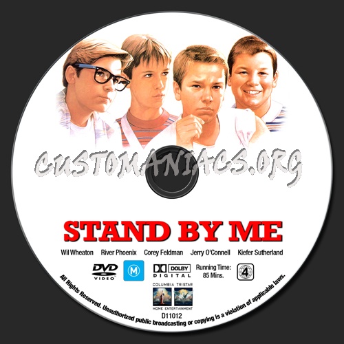 Stand By Me dvd label