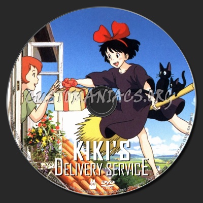 Kiki's Delivery Service dvd label