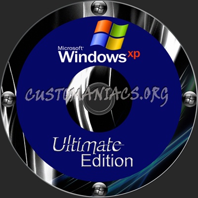 Windows XP Ultimate Edition dvd label