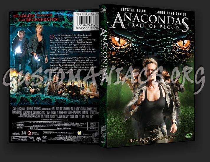 Anacondas: Trail of Blood dvd cover