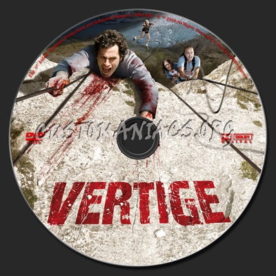 Vertige dvd label