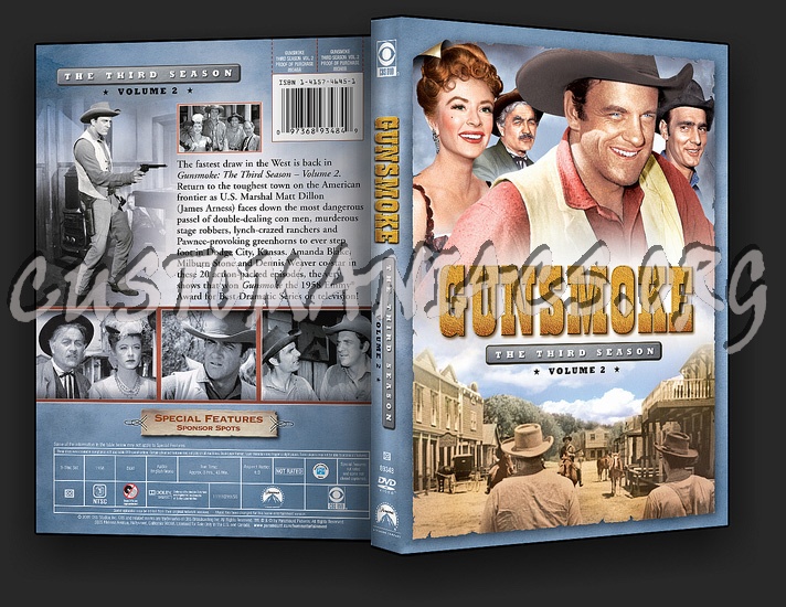 Gunsmoke Season 3 Volume 2 dvd cover