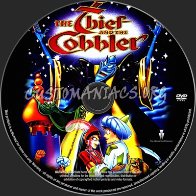 The Thief and the Cobbler dvd label