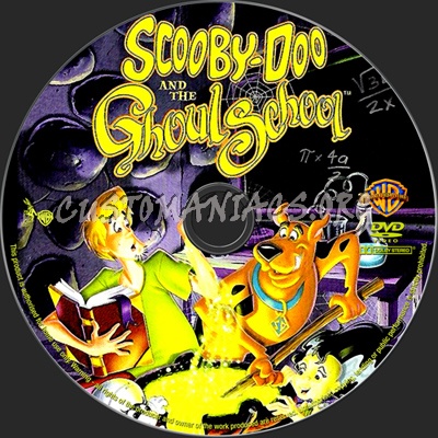 Scooby Doo and the Ghoul School dvd label