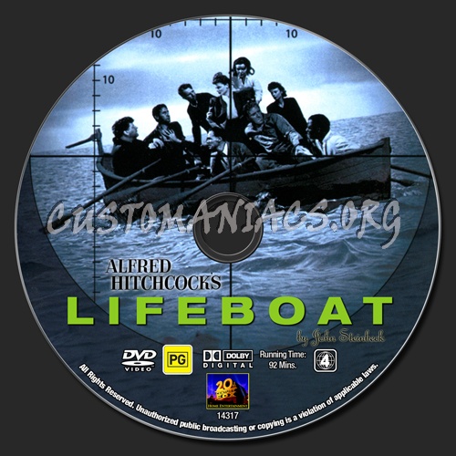 Lifeboat dvd label