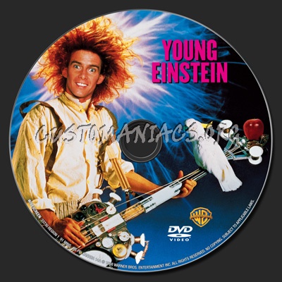 Young Einstein dvd label